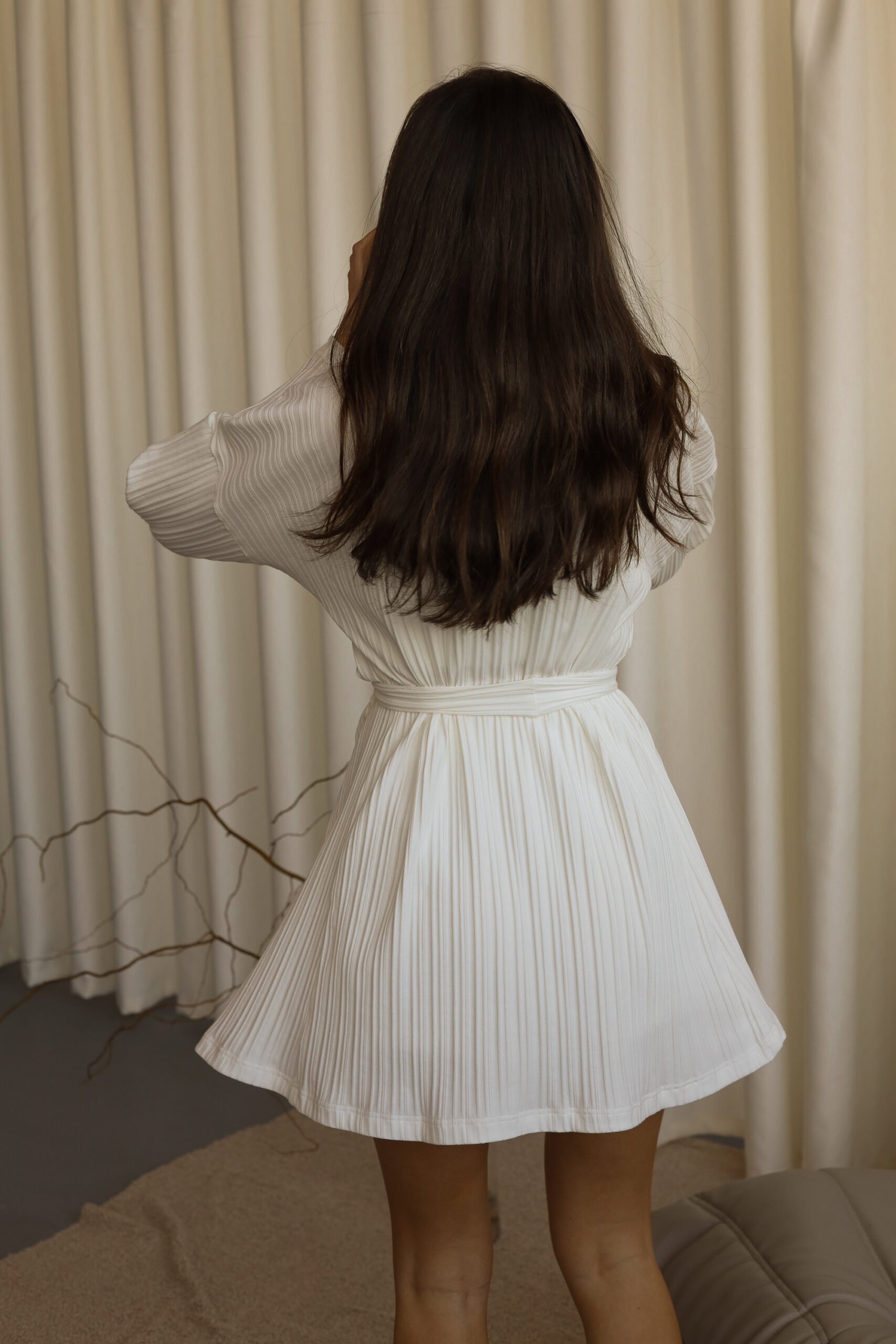 Халат Cotton - Молочний, M-L